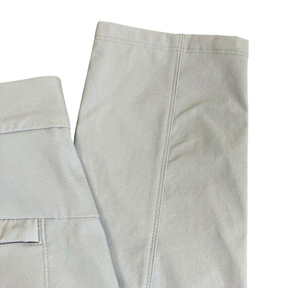 Athleta Sz 6 Wonder Stash Skinny Pants Cream Beige Stretchy Sporty Athleisure - Picture 12 of 16